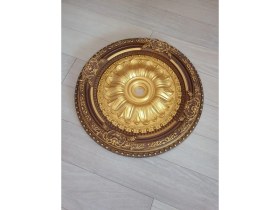 Resim Decogold Yeni 60 cm Oval Kahve Eskitme Saray Tavan 