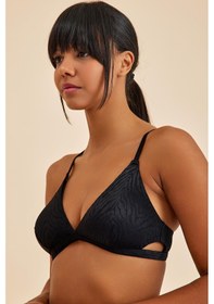 Resim Amarelle Bali Siyah Dolgusuz Üçgen Bikini Takım Siyah 