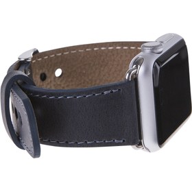Resim Bouletta Apple Watch Uyumlu Deri Kordon 42-44-45mm CZ01 Lacivert 