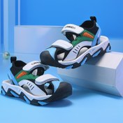 Resim Gençlik Yaz Su Ayakkabıları, Yumuşak Tabanlı ve Rahat İç Tabanlı Seyahat, Plaj ve Sahil Aktiviteleri için Uygun Outdoor Spor Sandaletler 