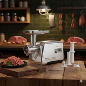 Resim bellamaid 2100W Paslanmaz Çelik Elektrikli Et Kıyma Makinesi – Güçlü Motor, Sessiz Çalışma 
