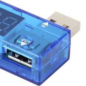 Resim Ugreen Usb Voltmetre Ampermetre Led Gösterge Volt Amper Gerilim Ölçer 