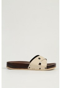 Resim Pierre Cardin Krem Kadın Terlik Pc-7425 Krem 