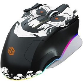 Resim Lenovo Lecoo Mg1102 Usb Rgb Led Aydınlatmalı 8200dpi Mouse Pad li Gaming Optic Siyah Mouse 001 