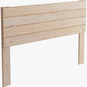 Resim Ahşap Ayaklı Yatak Başlığı Naturel 170 Cm 