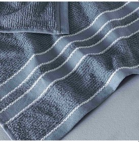 Resim Taç Butik Doğu Ekspresi Pamuk Banyo Havlusu Mavi 70x140 000000001500223873 Mavi 