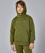 Resim Champion Logo Hooded Sweatshirt 
