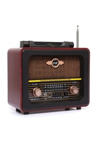 Resim NNS Ns-8073bt Radyo Nostalji Şarjlı Bt/usb/sd/fm Telefon Standlı 