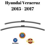 Resim Hyundai Veracruz 2015 2016 2017 Uyumlu Ön Cam Silecek Süpürgesi Takımı 600/500mm Silbak Sb2420c 