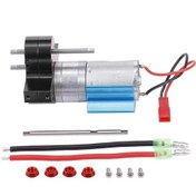 Resim Geekyou 1/12 Mn-d90 Fj-45 Rc Araçları İçin Metal Vites Kutusuna Sahip 370 Redüksiyon Motoru Siyah 