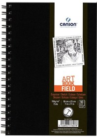 Resim Canson Field Çizim Defteri Spiralli 96G 90 Yaprak 18X25 Cm 