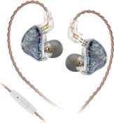 Resim NICEHCK DB2 Hibrit Armatür Kablolu Kulak İçi Monitörler Mikrofonlu Kulaklık: Reçine 1BA+1DD HiFi Kulaklık KZ Oyun Kulaklıkları-3,5 mm Kablolu Kulak İçi Kulaklıklar Audiophile/Müzisyenler için Oyun 