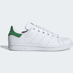 Resim FX7519-K adidas Stan Smıth J Çocuk Spor Ayakkabı Beyaz 