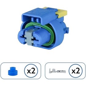 Resim Fan Motor Soketi Mavi 2 Pin Kablosuz 