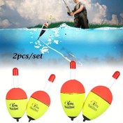 Resim 2 adet EVA Gece Işıklı Balıkçılık Yükseltici - Beyaz ve Kırmızı, 5.8g/1.6oz, Gece Balıkçılığı için Işıklı Teknoloji, Göl ve Deniz Kaya Balıkçılığı, Gece Işıklı Balıkçılık Yükseltici 