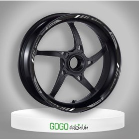 Resim GOGOPREMİUM REFLEKTÖR GRİ BASKI BAJAJ PULSAR UYUMLU 1 SET JANT ŞERİDİ 