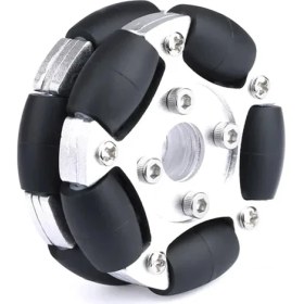 Resim Mingjin Shop 1 58MM Metal Tarzı 6mm Kaplin Metal Çok Yönlü Tekerlek Robot Ros Çok Yönlü Spor Tekerleği (Yurt Dışından) 