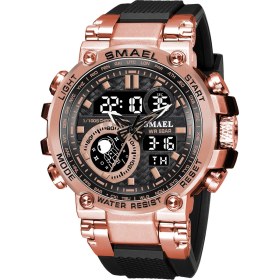 Resim 2xudc F Sport Smael 8093 En Çok Satan Izle Ikili Zaman Dijital Spor Kol Saati Erkek Saatleri Aydınlık Çok Fonksiyonlu Erkek Su Geçirmez Saatler (Yurt Dışından) 