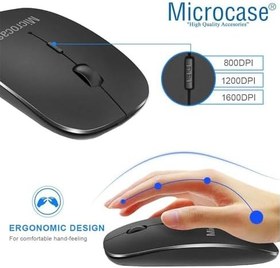 Resim Microcase Lenovo Tab M11 11 inch Tablet ile uyumlu Bluetooth Klavye ve Mouse + Standlı Kılıf - BKK6 Pembe 