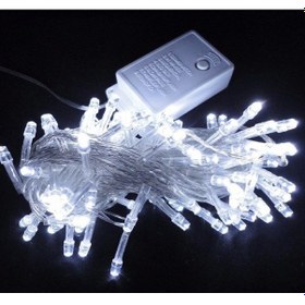 Resim 10 Metre Eklenebilir Mercekli Şeffaf Kablolu Beyaz Led Dekoratif Beyaz 