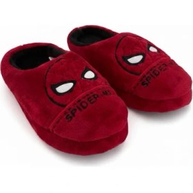 Resim SPIDERMAN - Spiderman Şekilli Kırmızı Erkek Ev Terliği 
