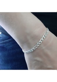 Resim 925 Ayar Gümüş Gurmet Model Erkek Bileklik 4.5 Mm 