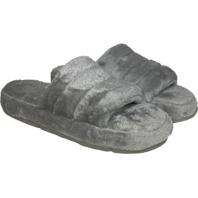 Resim Okanmed Peluş A26 Kadın Peluşlu Kışlık Burnu Açık Ev Terliği 