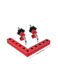 Resim Geeksen Ahşap İşleri İçin Alüminyum 90 Derece Sabitleyici Klips - 140mm, Kesin Ölçüm, Ev Kullanıma Uygun 3'lü Set 