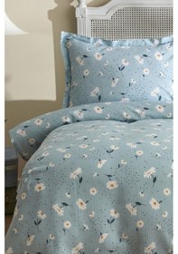 Resim Karaca Home Daisy %100 Pamuk Tek Kişilik Pike Takımı Mint Mint 