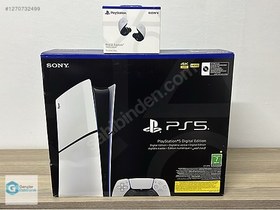 Resim SONY PS5 Slim Dijital + Kulakiçi Explore Kulaklık + TAKAS KURYE 