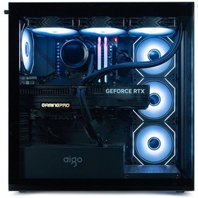 Resim Aıgo Ds900 Siyah 1000w 80+ Bronze Argb Mid Tower Kasa 