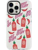 Resim shoptocase Iphone 14 Pro Max Uyumlu Lens Korumalı Anti Shock Hot Stuff Tasarımlı Telefon Kılıfı 