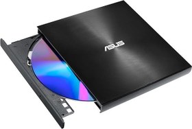 Resim Asus ZenDrive-U8M SDRW-08U8M-U Harici Ultra İnce DVD Yazıcı, M-Disc, USB Type-C, Siyah Outlet 