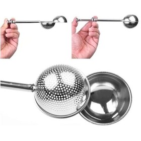 Resim Paslanmaz Çelik Pratik Çay Süzgeci Renkli 