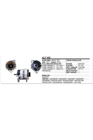 Resim REMARK ALTERNATÖR 12V 65A FORD TRANSIT T15 190V T12(LCX) T150(LCY) VAKUM HARİÇ MAKO TİP 