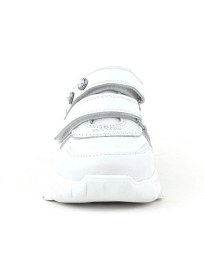 Resim Rakerplus Hakiki Deri Beyaz Taşlı Kız Çocuk Sneakers Ayakkabı Beyaz 
