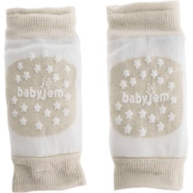 Resim Babyjem Örgü Emekleme Dizliği Bej - Bej 
