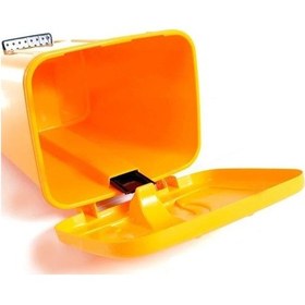 Resim Omnipazar Sy-4255 40 Lt Köşeli Pedallı Plastik Çöp Kovası İç Kovasız Yeşil 