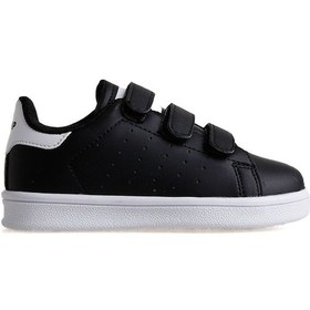 Resim Jump 19422 A Siyah Beyaz Cırtlı Çocuk Spor Ayakkabı 