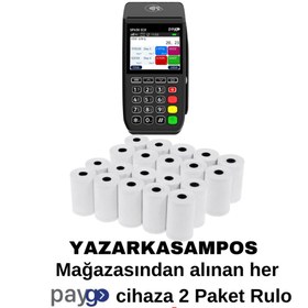 Resim paygo SP630 ECR 4G PRO Mobil Temassız Özellikli Yazarkasapos + 2 Paket Rulo Hediye 
