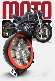 Resim ASTRALED Motosiklet LED Far Takımı, Beyaz, 2 Modlu, Flash Modu, 12V 