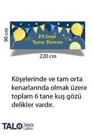 Resim Tabela Lobisi Baskılı Branda - Karne Hatırası – Özel Günler İçin Dekoratif Afiş - Pankart - Dilital Baskı 
