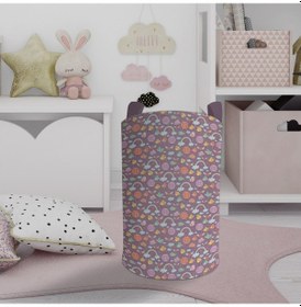 Resim Mekta Home Bebek Ve Çocuk Odası Karışık Desenli Oyuncak Sepeti Renkli Çok Renkli 