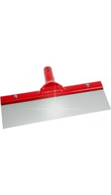 Resim 30CM Raspa Zemin Duvar Yer Tavan Köşe Büyük Spatula Profesyonel Kullanım Rahat Ispartula Kırmızı 