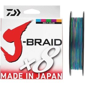 Resim Daiwa Jbraid 8b Multicolor 150m İp Misina - 0,20mm 