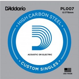 Resim D'addario Pl007 Elektro Ve Akustik Gitar Tek Tel 