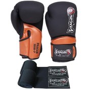 Resim Dragondo Prakan Boks Eldiveni Siyah Bandaj Ve Şeffaf Dişlik Boks Seti10 Siyah 