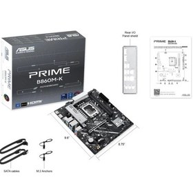Resim Asus Prıme B860m-k-ıntel B860 Soket 1851 Ddr5 8800+ Oc Mhz Matx Gaming Oyuncu Anakart 