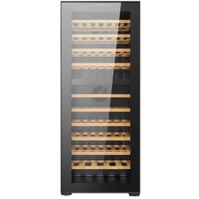 Resim Berfmann Çift Bölmeli Şarap Dolabı ve Soğutucu (80 Şişelik) 