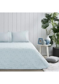 Resim Taç Pike Takımı Jakarlı Callie Mavi Çift Kişilik Mavi 